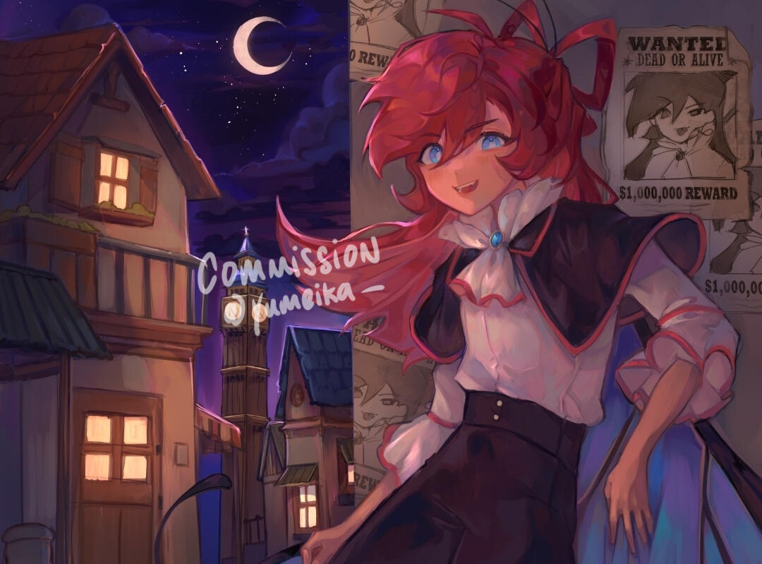 L: half body, paid bg