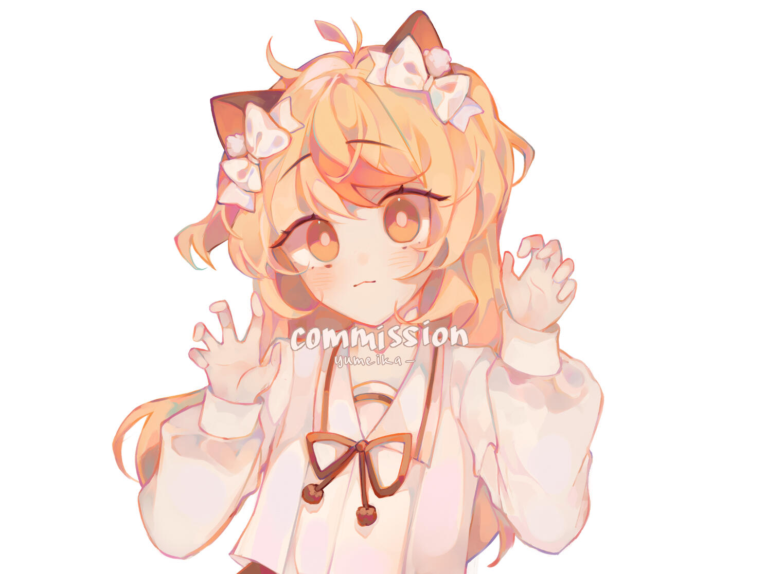 L: bust up, transparent bg